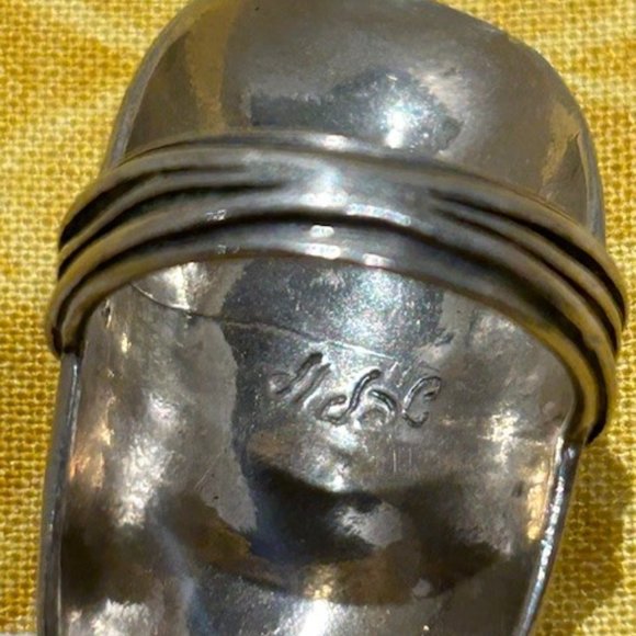 DIDAE Israel 925 Sterling Silver Hammered VTG-RING - Picture 9 of 10